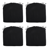 Madison -  Zitkussen Panama black - Ca. 46x48 cm - Set van 4