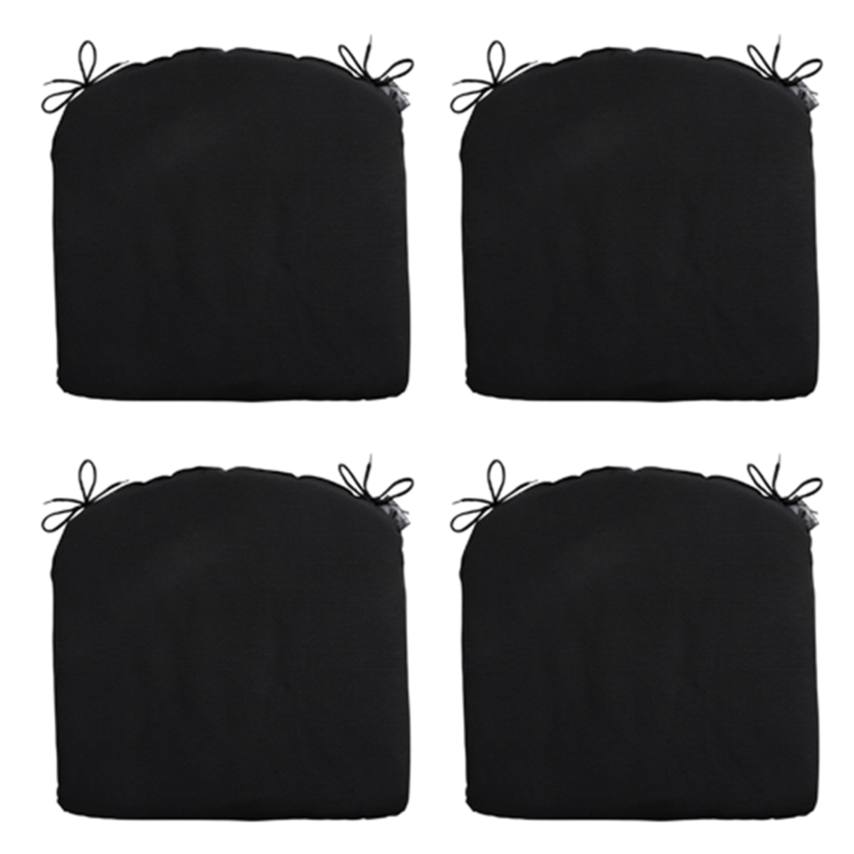 Madison -  Zitkussen Panama black - Ca. 46x48 cm - Set van 4