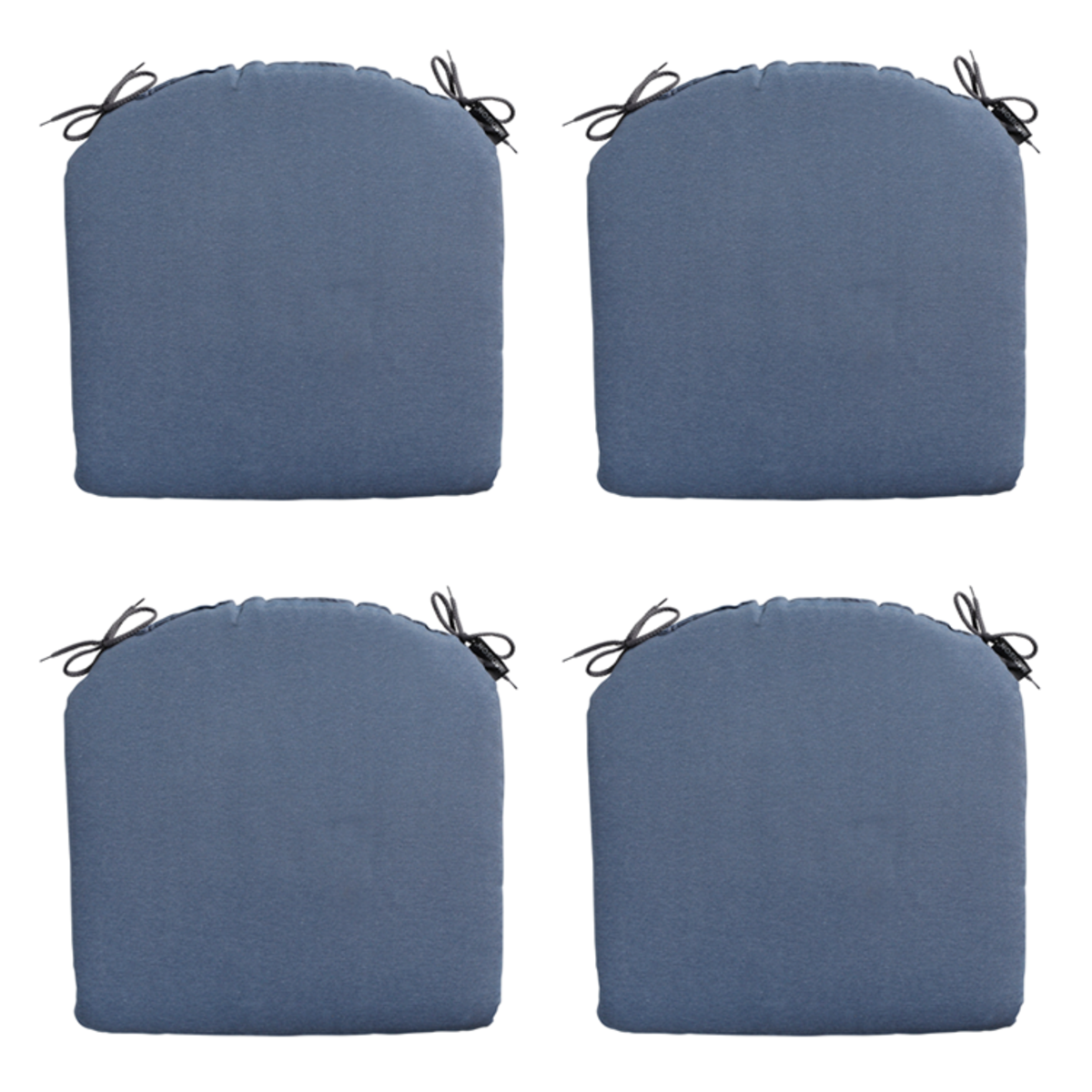Madison -  Zitkussen Panama safier blue - Ca. 46x48 cm - Set van 4