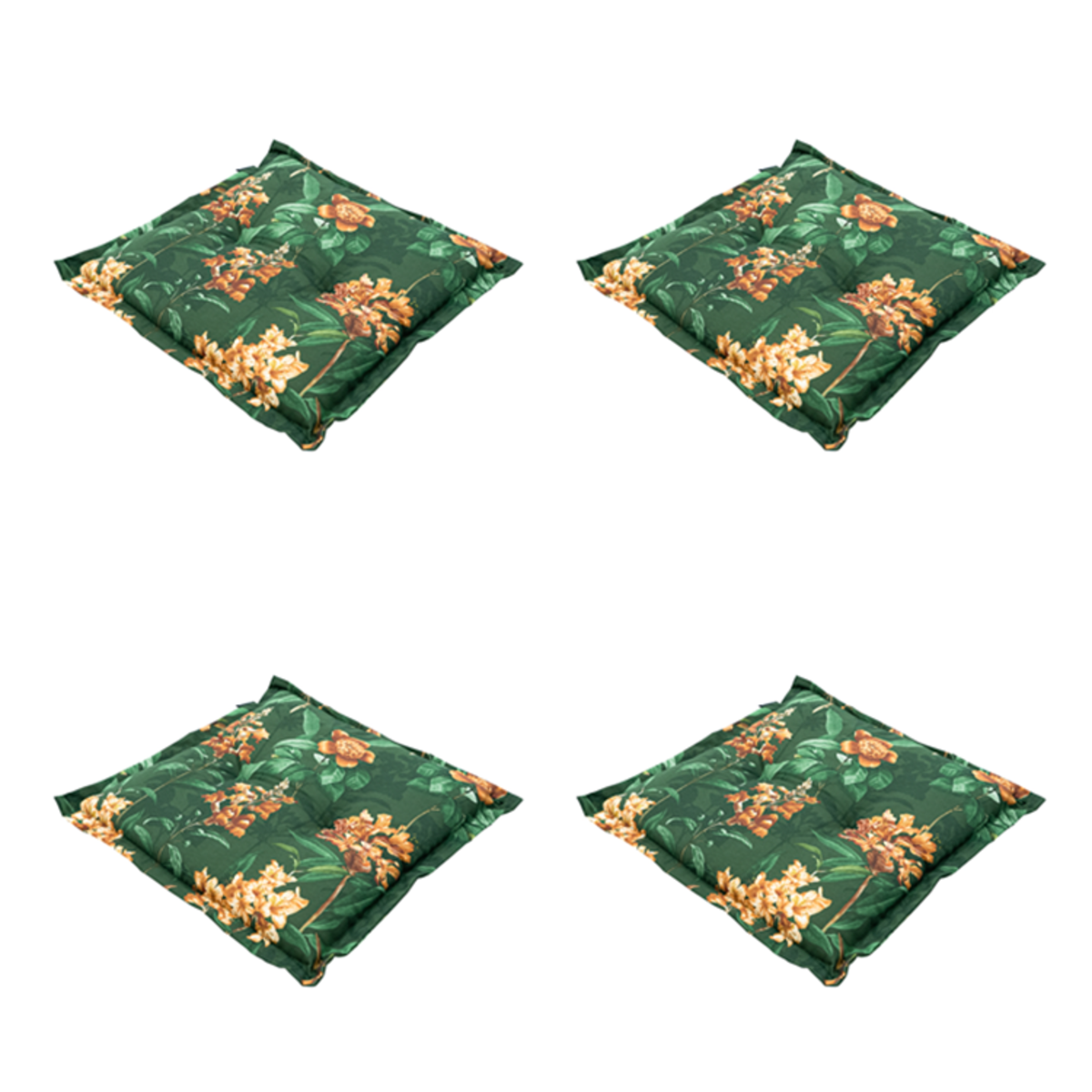 Madison -  Zitkussen Lua green - Ca. 50x50 cm - Set van 4