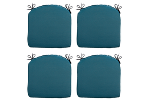 Madison -  Zitkussen Panama sea blue - Ca. 46x48 cm - Set van 4