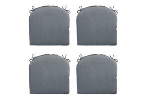 Madison -  Zitkussen Rib grey - Ca. 46x48 cm - Set van 4