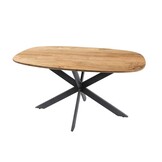 Hoyz Collection - Eetkamertafel 150 Arhus Solid - Massief Acacia Naturel