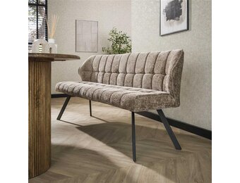 Hoyz Collection - Eetkamerbank Raster - Rich Champagne