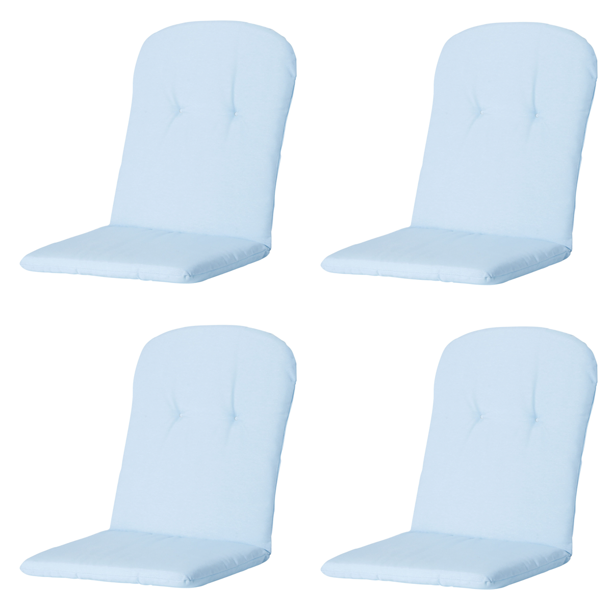 Madison -  Kuipstoelkussen Hoge Rug Panama skyway - Ca. 96x45 cm - Set van 4