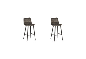 LABEL51 - Barstoel Jelt - Hunter - 48x45x107cm - Set van 2