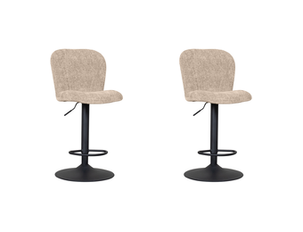 LABEL51 Barkruk Vino - Clay - Elite - Gaslift - set van 2