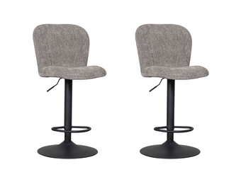 LABEL51 Barkruk Vino - Stone - Elite - Gaslift - set van 2