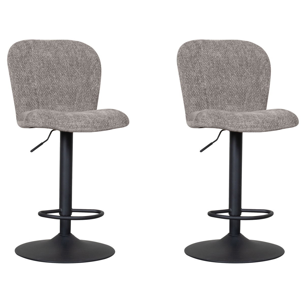 LABEL51 Barkruk Vino - Stone - Elite - Gaslift - set van 2