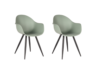 LABEL51 Eetkamerstoel Luca - Forest - Kunststof