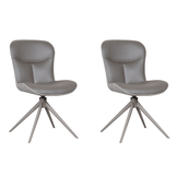 LABEL51 Eetkamerstoel Thorben - Forest - Microfiber - set van 2