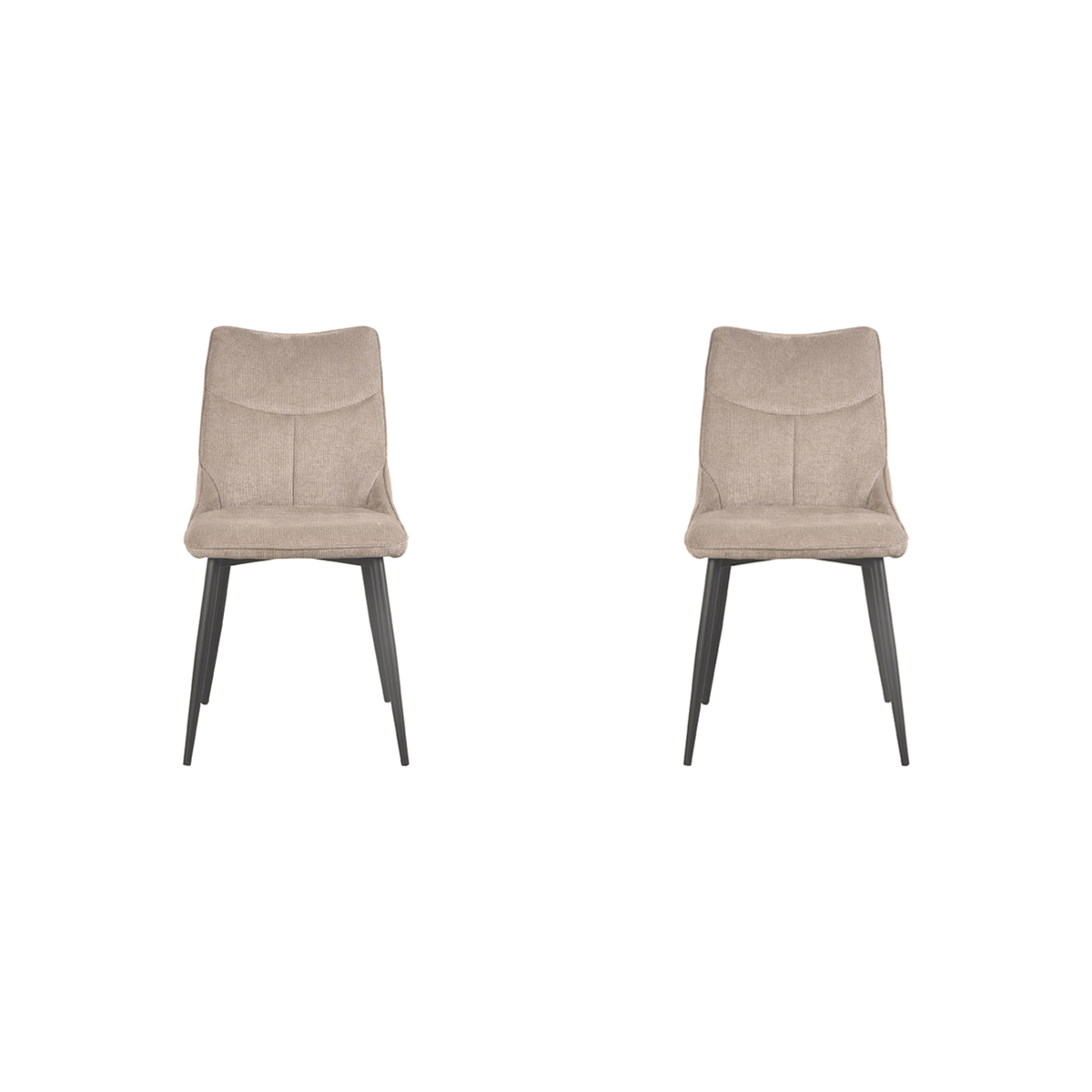 LABEL51 - Eetkamerstoel Riv - Clay - 59x47x88cm - Set van 4