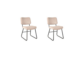 LABEL51 Eetkamerstoel Noah - Naturel - Ribcord