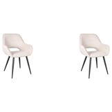 LABEL51 Eetkamerstoel Fer - Naturel - Boucle