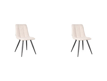 LABEL51 Eetkamerstoel Jelt - Naturel - Boucle