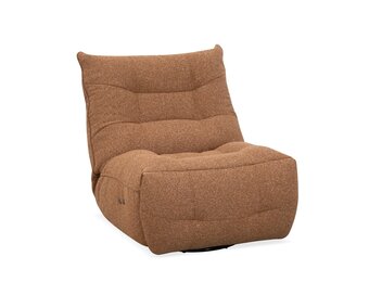 LABEL51 Fauteuil Relax & Recharge - Coral - Boucle