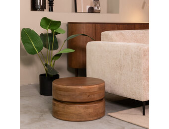 LABEL51 Salontafel Milly - Nature - Mangohout - 50 cm