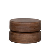 LABEL51 - Salontafel Milly - Bruin - 50x50x31cm