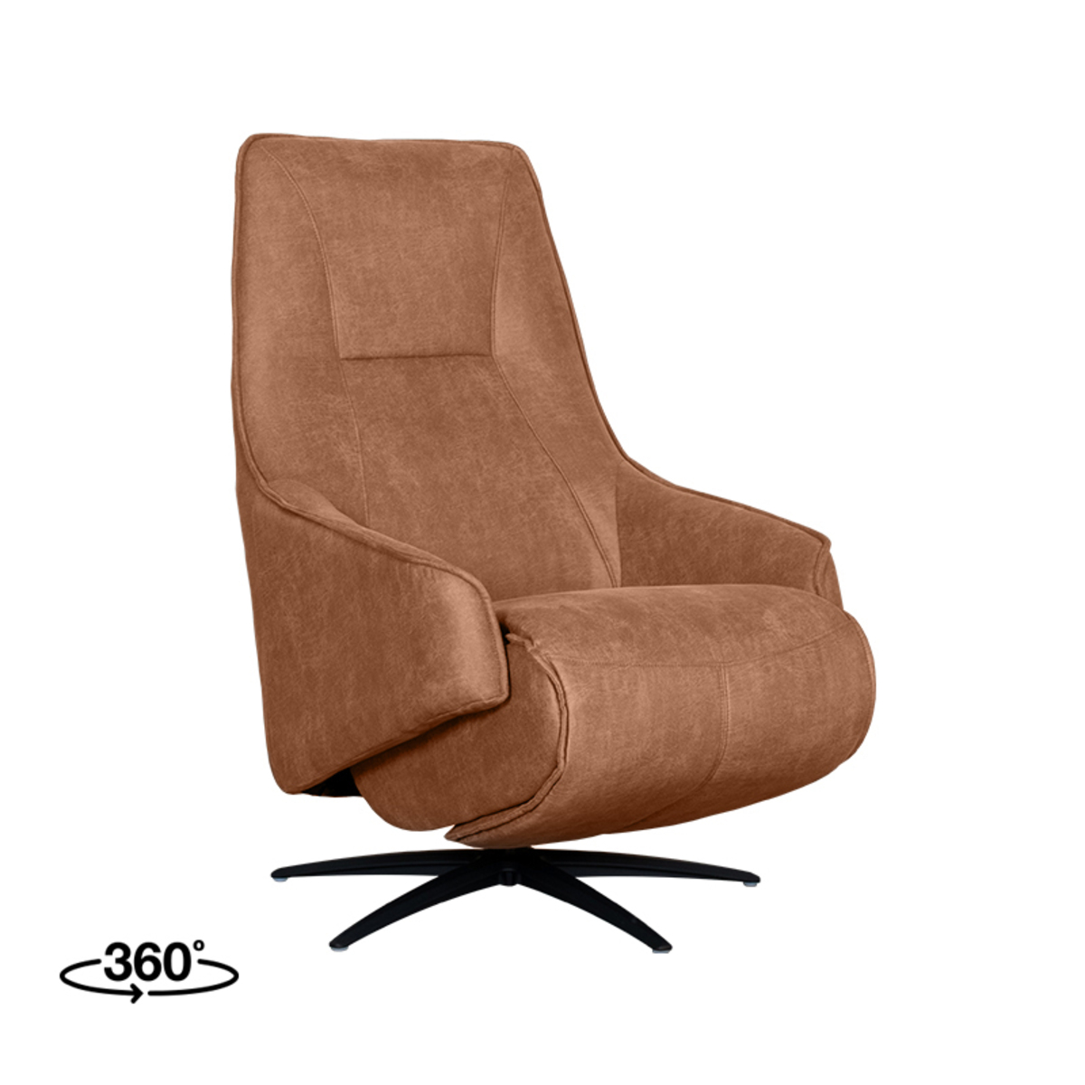 LABEL51 - Fauteuil Odense - Bruin - 87x68x110cm