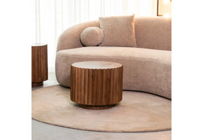 LABEL51 - Salontafel Novan - Bruin - 50x50x40cm
