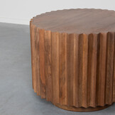 LABEL51 - Salontafel Novan - Bruin - 50x50x40cm