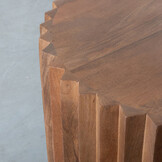 LABEL51 - Salontafel Novan - Bruin - 50x50x40cm