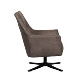 LABEL51 Fauteuil Tod - Taupe - Micro Suede