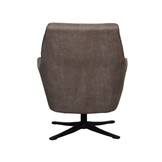 LABEL51 Fauteuil Tod - Taupe - Micro Suede