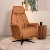LABEL51 - Fauteuil Oslo - Bruin - 87x79x112cm