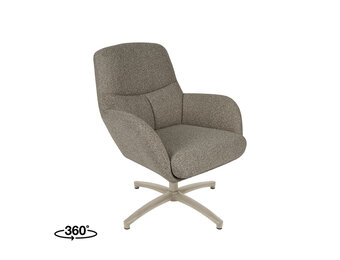 LABEL51 Fauteuil Chill Zone - Truffel grijs - Boucle