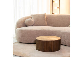 LABEL51 Salontafel Ribble - Espresso - Travertin