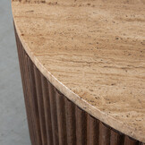 LABEL51 Salontafel Ribble - Espresso - Travertin