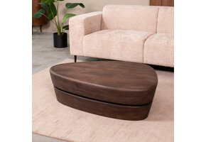 LABEL51 Salontafel Javi - Espresso - Mangohout - 130 cm