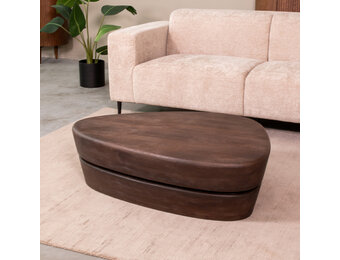 LABEL51 Salontafel Javi - Espresso - Mangohout - 130 cm