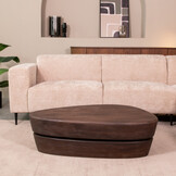 LABEL51 - Salontafel Javi - Bruin - 80x110x32cm