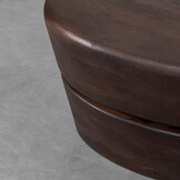 LABEL51 Salontafel Javi - Espresso - Mangohout - 130 cm