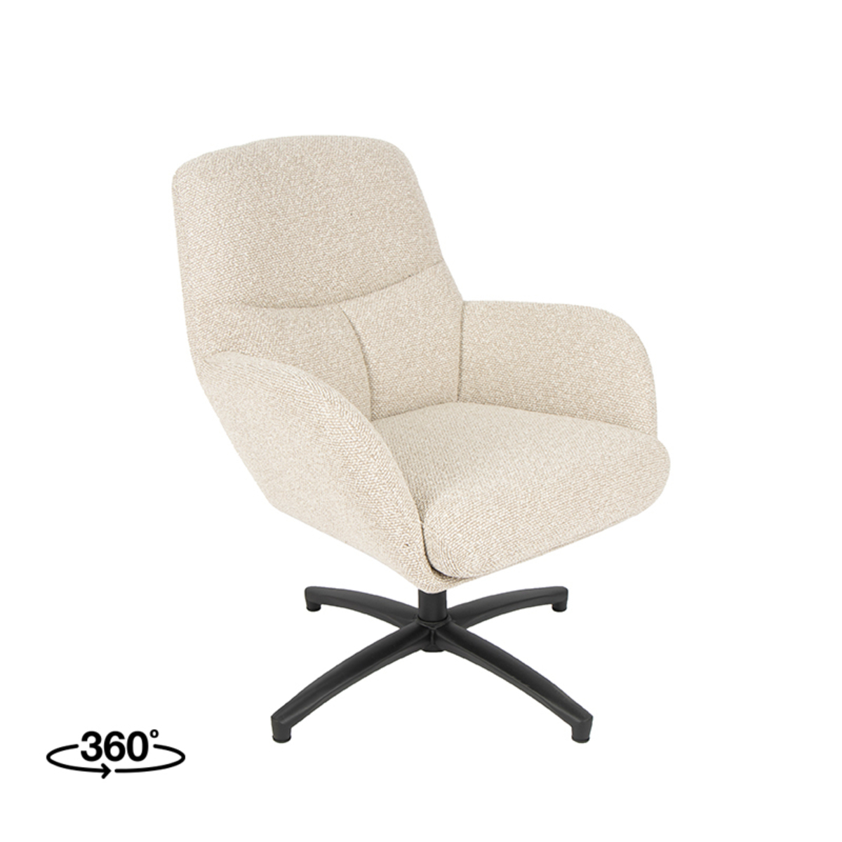 LABEL51 - Fauteuil Chill Zone - Beige - 73x68x90cm