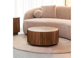 LABEL51 - Salontafel Novan - Bruin - 70x70x34cm