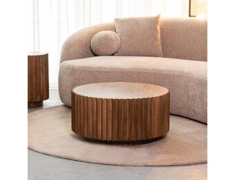 LABEL51 - Salontafel Novan - Bruin - 70x70x34cm
