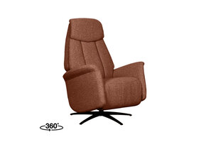 LABEL51 - Fauteuil Oslo - Rood - 87x79x112cm