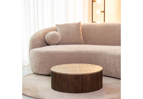 LABEL51 Salontafel Ribble - Espresso - Travertin