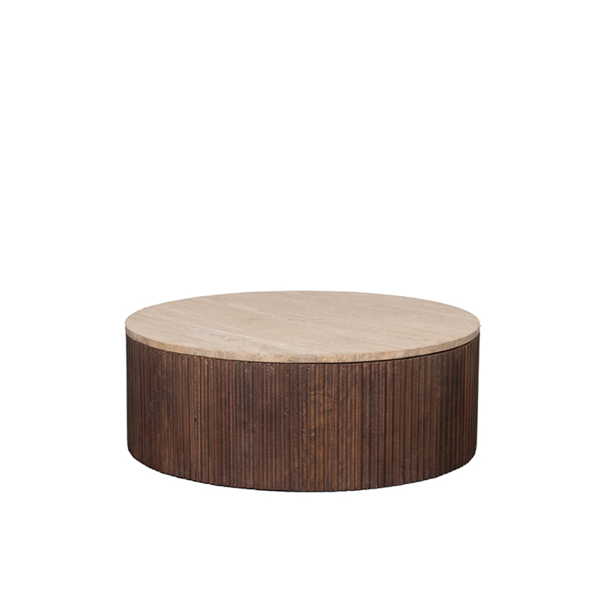 LABEL51 - Salontafel Ribble - Bruin - 70x70x25cm