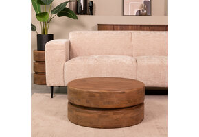 LABEL51 Salontafel Milly - Nature - Mangohout - 70 cm