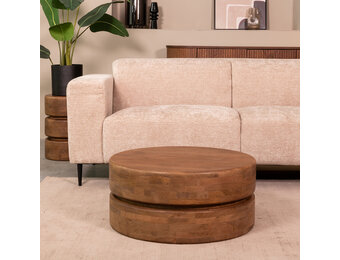 LABEL51 Salontafel Milly - Nature - Mangohout - 70 cm