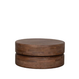 LABEL51 - Salontafel Milly - Bruin - 70x70x31cm