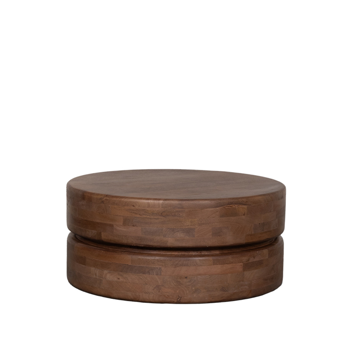 LABEL51 - Salontafel Milly - Bruin - 70x70x31cm