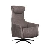 LABEL51 Fauteuil Lund - Taupe - Micro Suede
