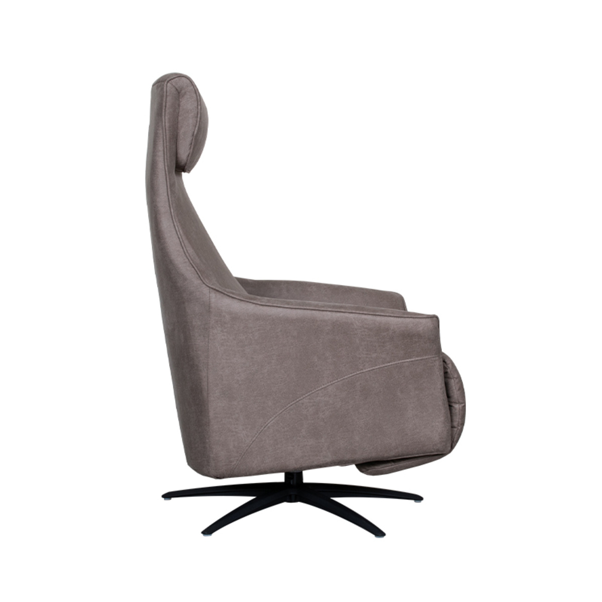 LABEL51 - Fauteuil Lund - Taupe - 83x74x112cm