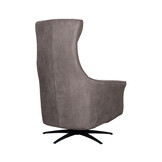 LABEL51 Fauteuil Lund - Taupe - Micro Suede