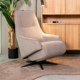 LABEL51 Fauteuil Odense - Truffel grijs - Boucle